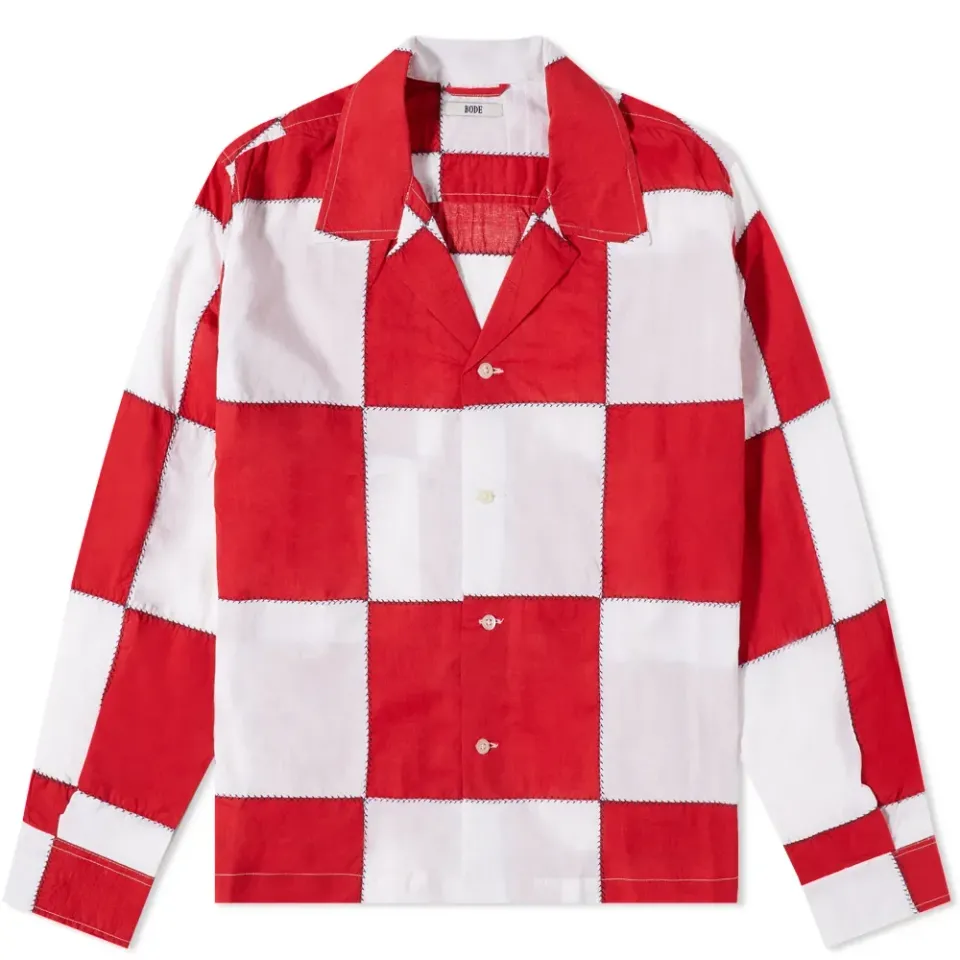 Racing Quilt Checked Overshirt