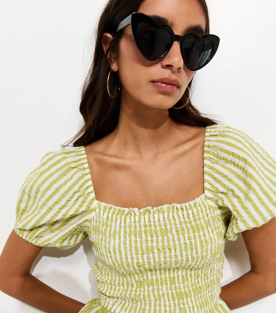 Black Heart Shaped Sunglasses