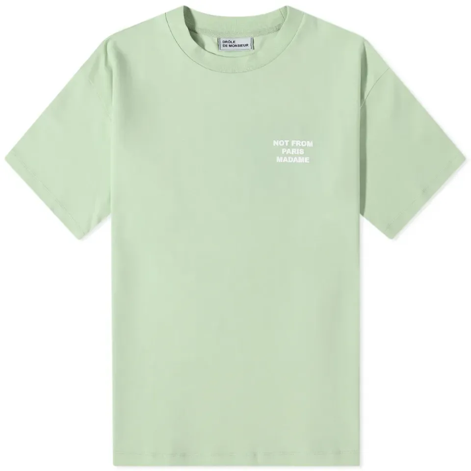 Drôle de Monsieur Back Print Slogan T-Shirt