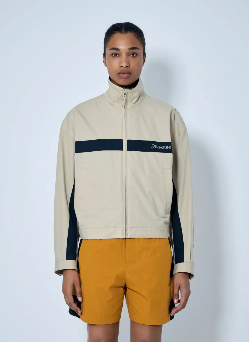 High-Neck Panelled Jacket