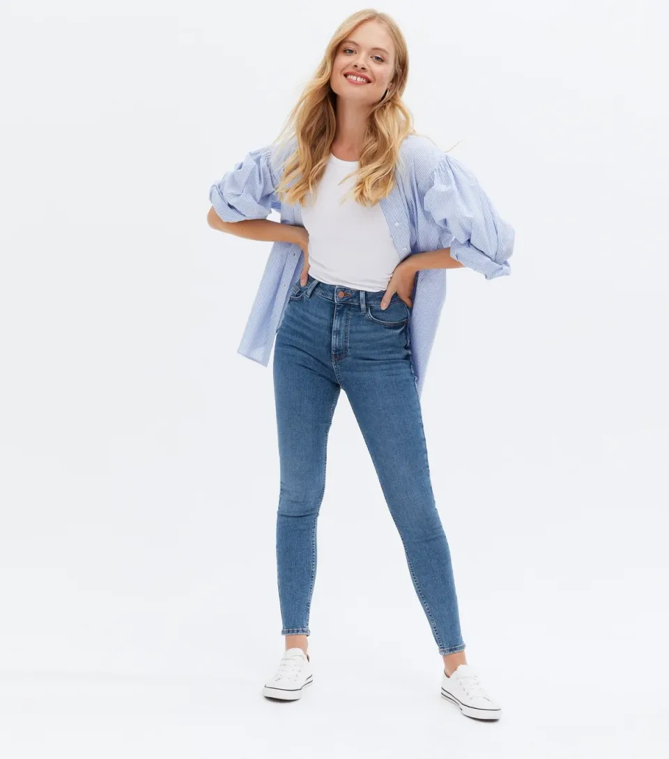 Women's Blue Lift & Shape Jenna Skinny Jeans