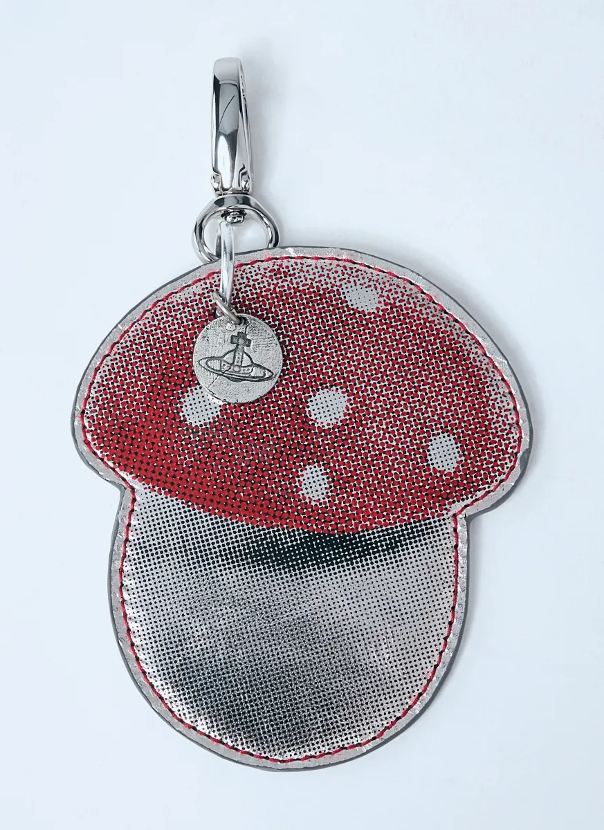 Mushroom Charm Keyring