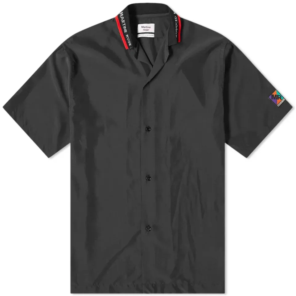 Rib Logo Short Sleeve Vacation Shirt
