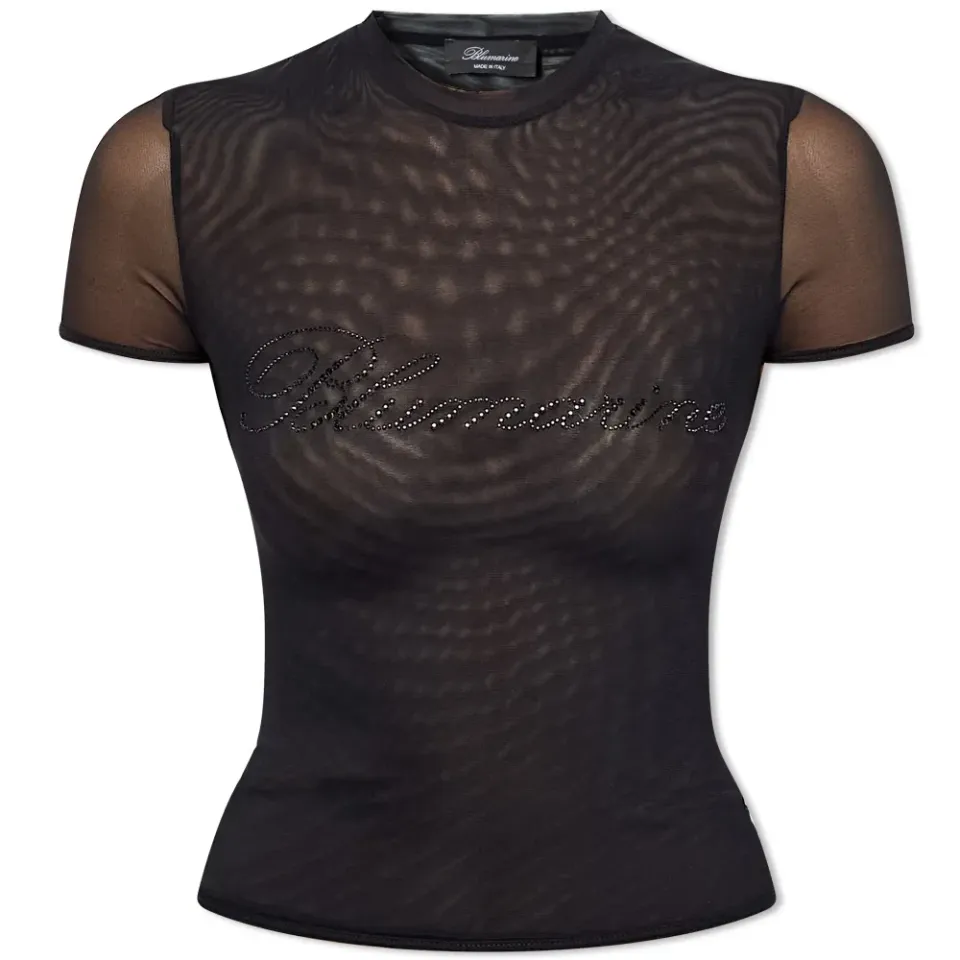 Tulle Crystal Logo T-Shirt