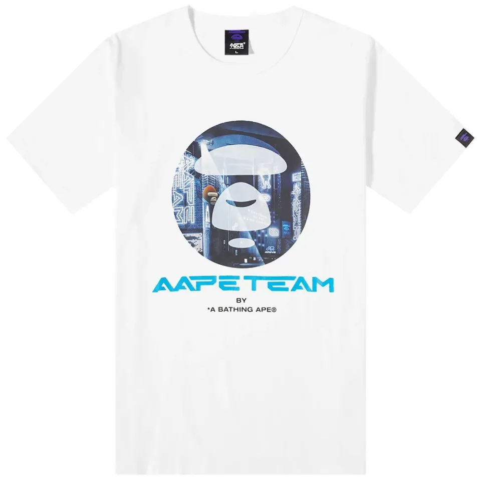 AAPE Team Moon Head T-Shirt