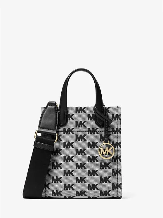 Gigi Extra-Small Logo Jacquard Crossbody Bag