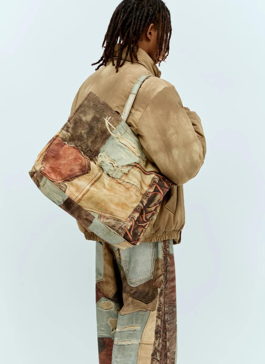 Logo Shoulder Tote Bag