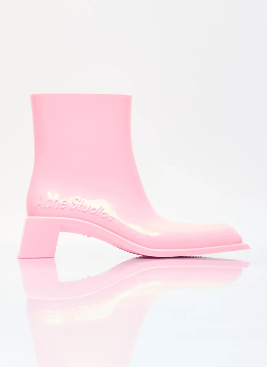 Rubber Ankle Boots