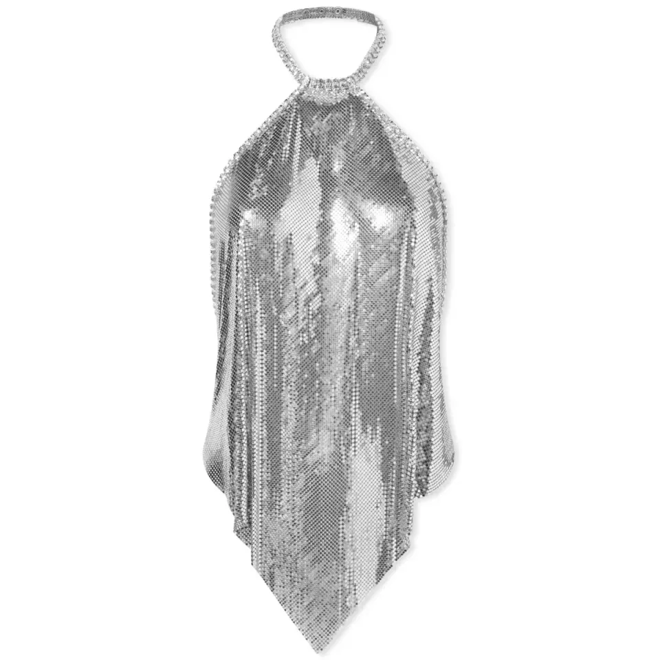 Chain Mail Halter Neck Top