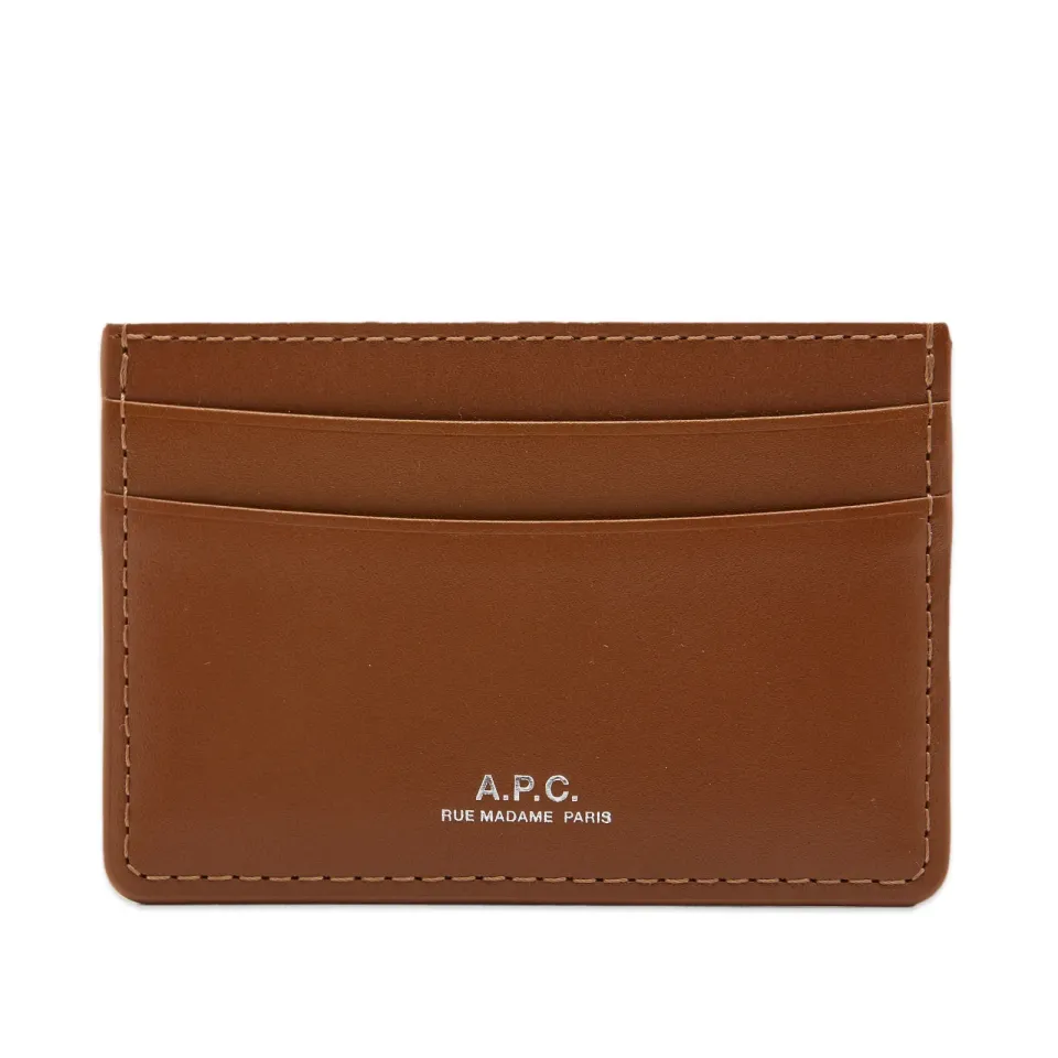 A.P.C. Andre Smooth Leather Card Holder