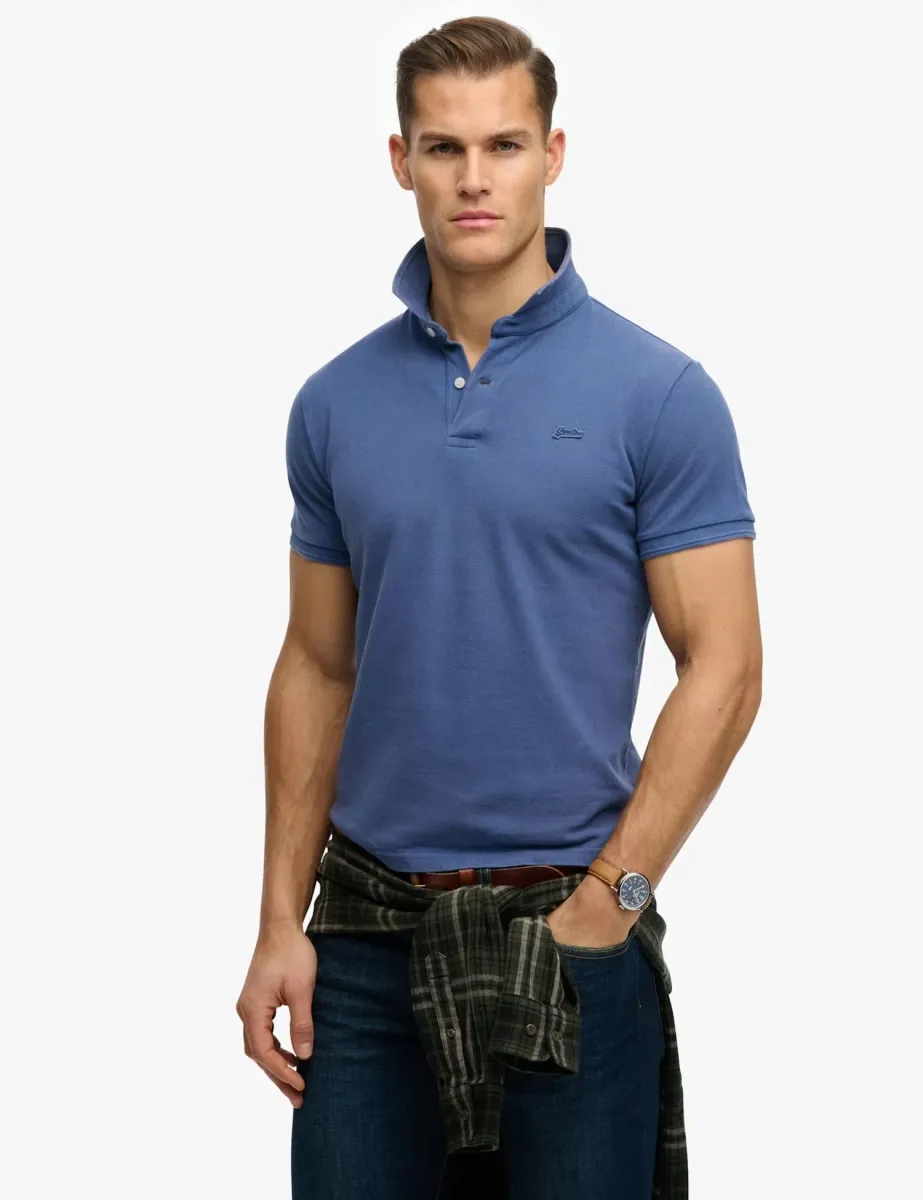 Pure Cotton Pique Polo Shirt