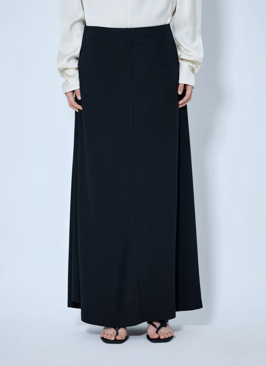 Flared Jersey Skirt