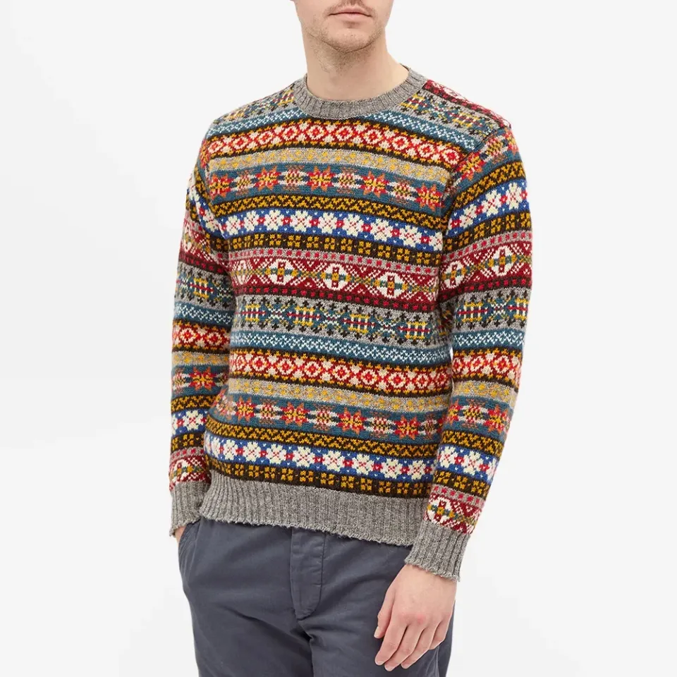 Jamieson's of Shetland Fair Isle Crew
