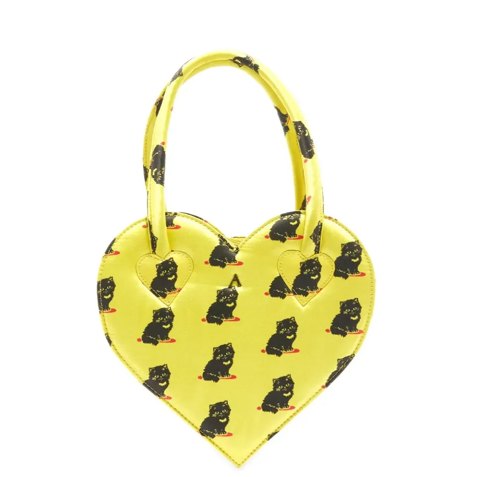 All Over Print Heart Handbag
