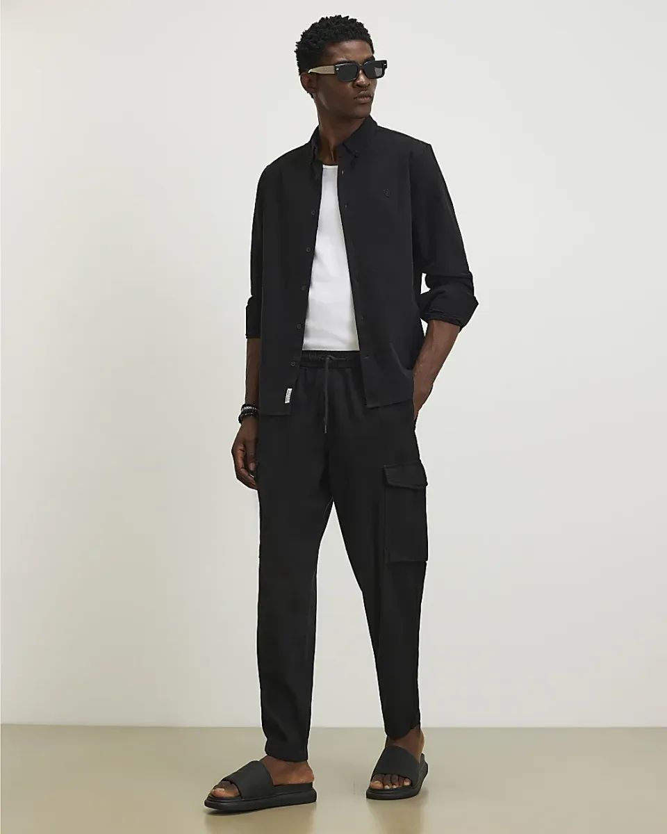Slim Fit Cargo Trousers