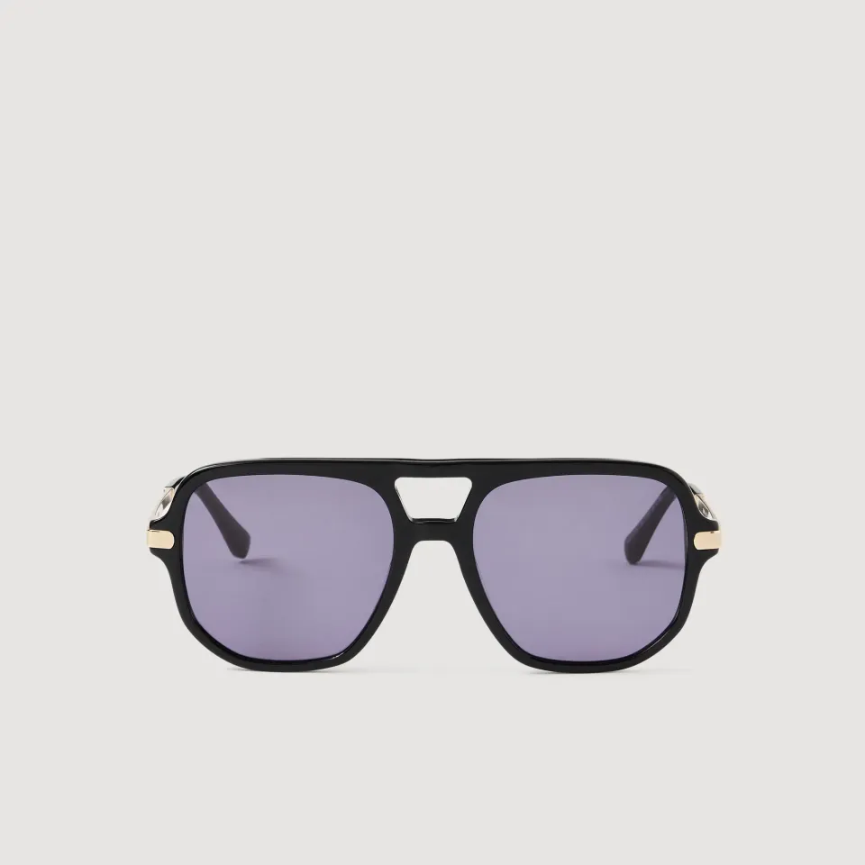 Metal and acetate sunglasses