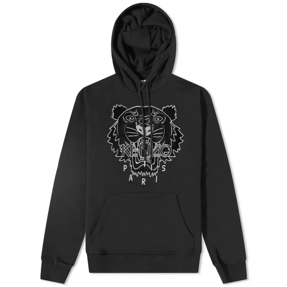 Festive Tiger Pop Over Hoodie