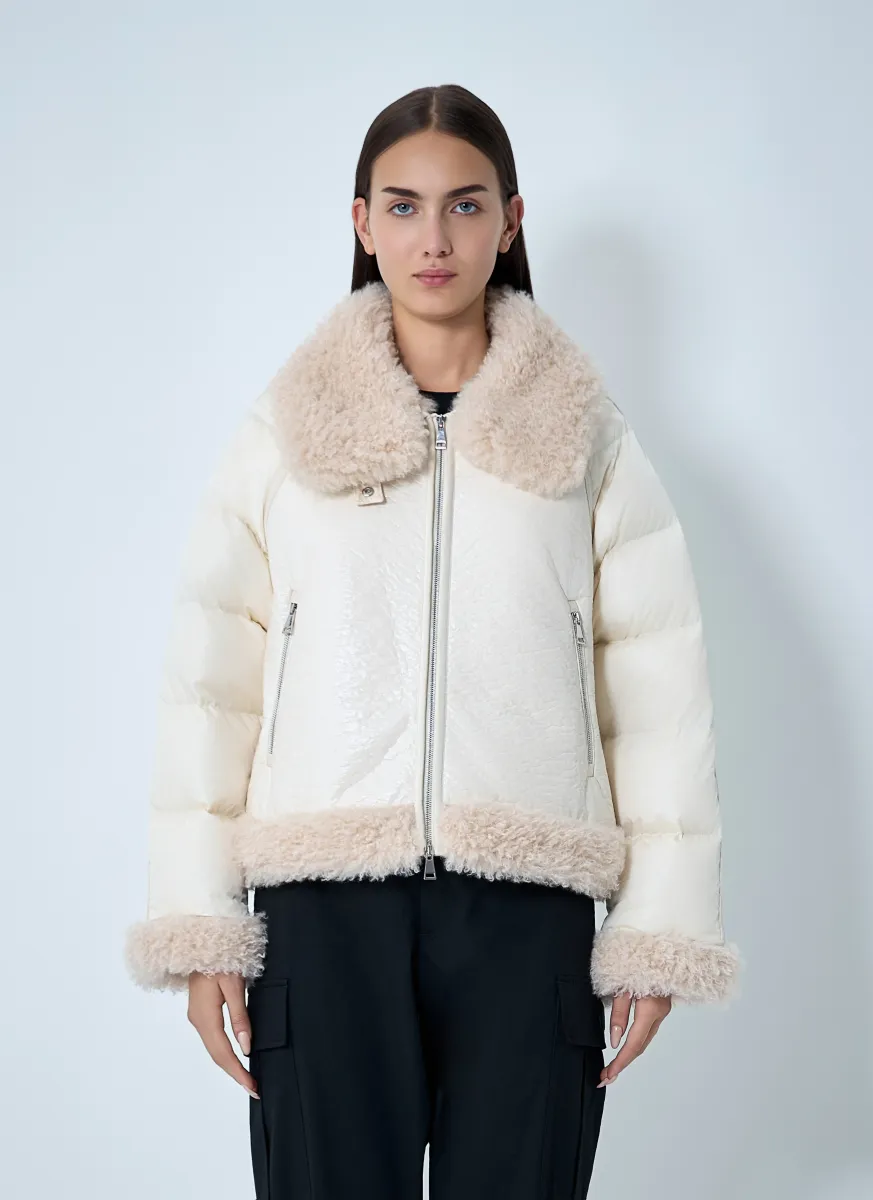 Rubrouk Patent Craquele Jacket