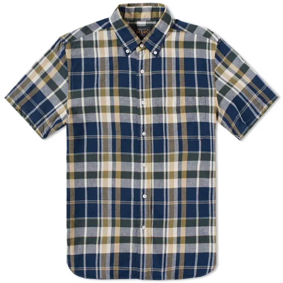 Short Sleeve Madras Check Shirt