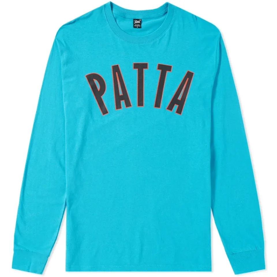 Long Sleeve Curve Logo Tee