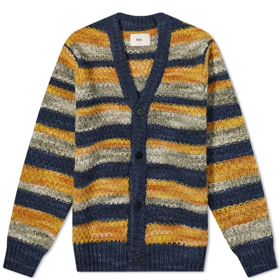 Mixed Yarn Cardigan