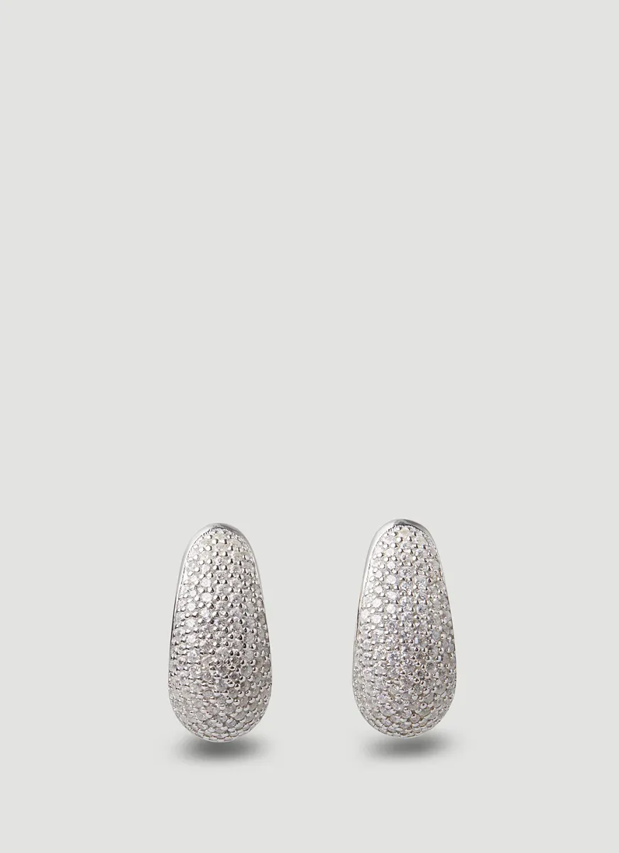 Ice Pavé Small Hoop Earrings