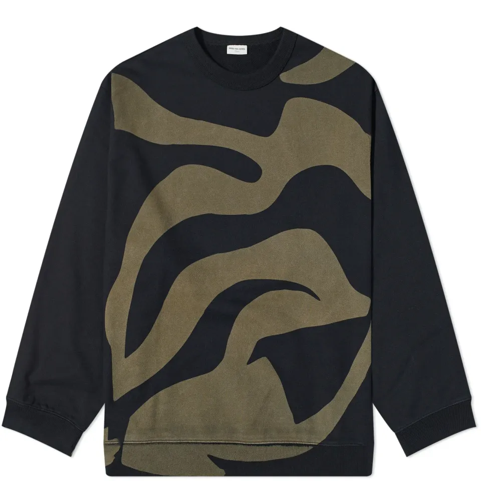Hax Pattern Crew Sweat