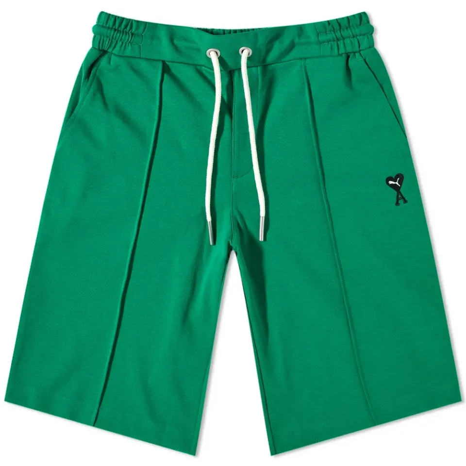 x AMI Heart Logo Shorts
