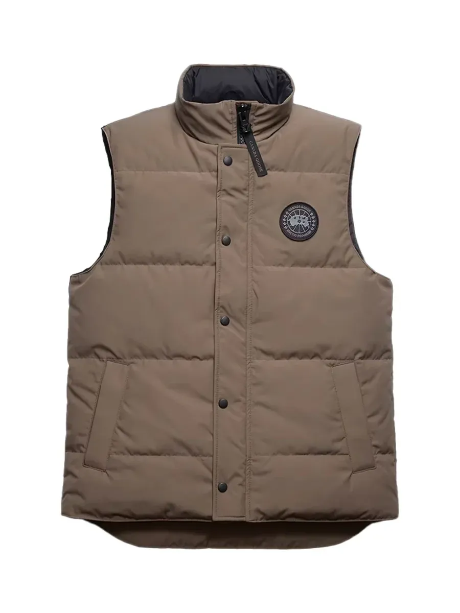 Men Garson Vest Taupe grey