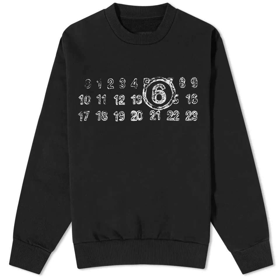 Number Logo Crew Sweat