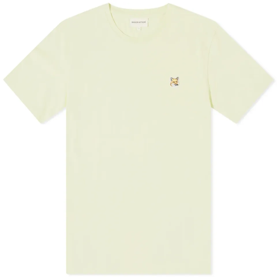 Maison Kitsuné Fox Head Patch Regular T-Shirt