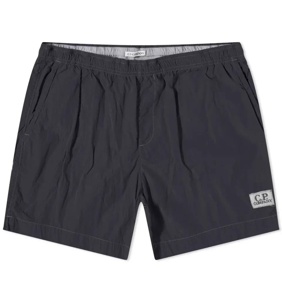 Chrome Patch Logo Swim Short