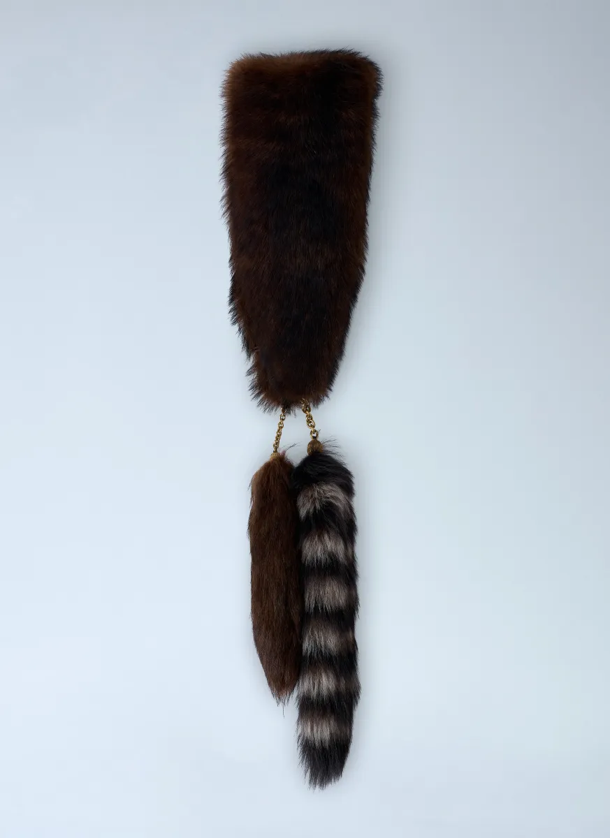 Treasure Tails Shearling Scarf