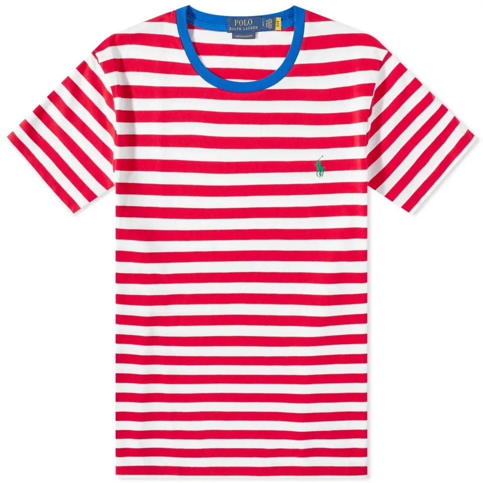 Stripe Custom Fit T-Shirt