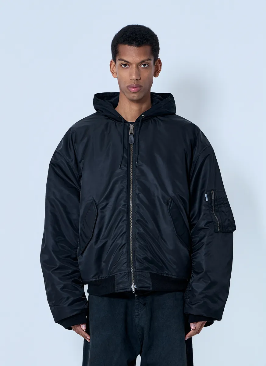 Hooded Bomber Jacket