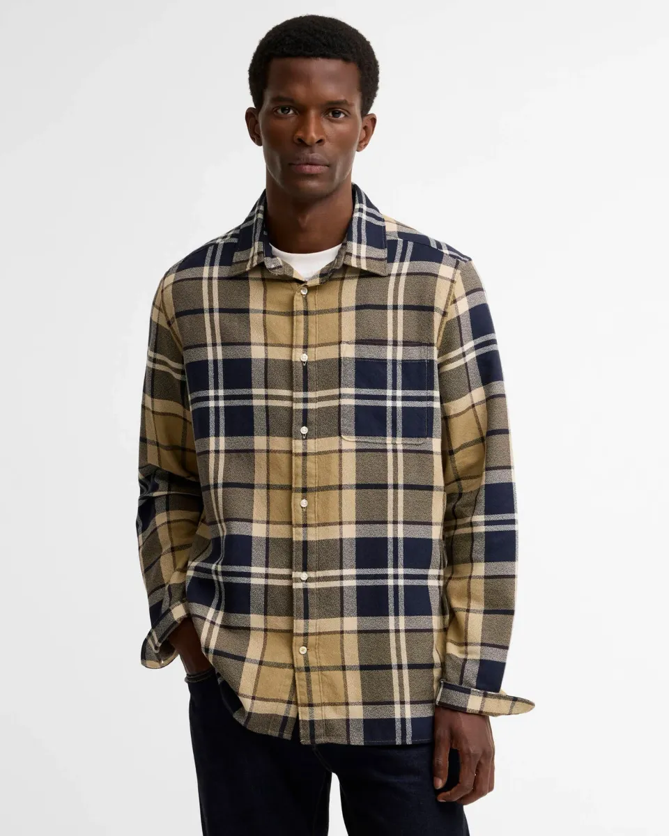 Bourne Tartan Relaxed Long-Sleeved Shirt