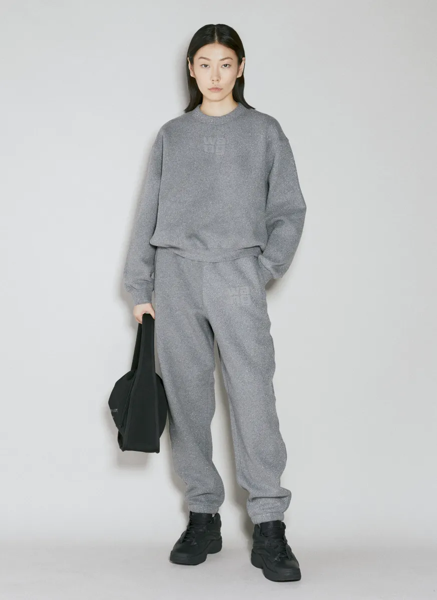 Glitter Terry Track Pants