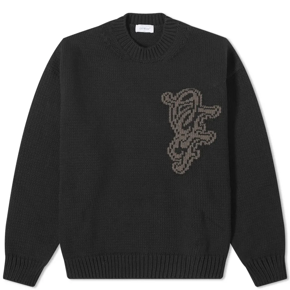Logo Crew Knit