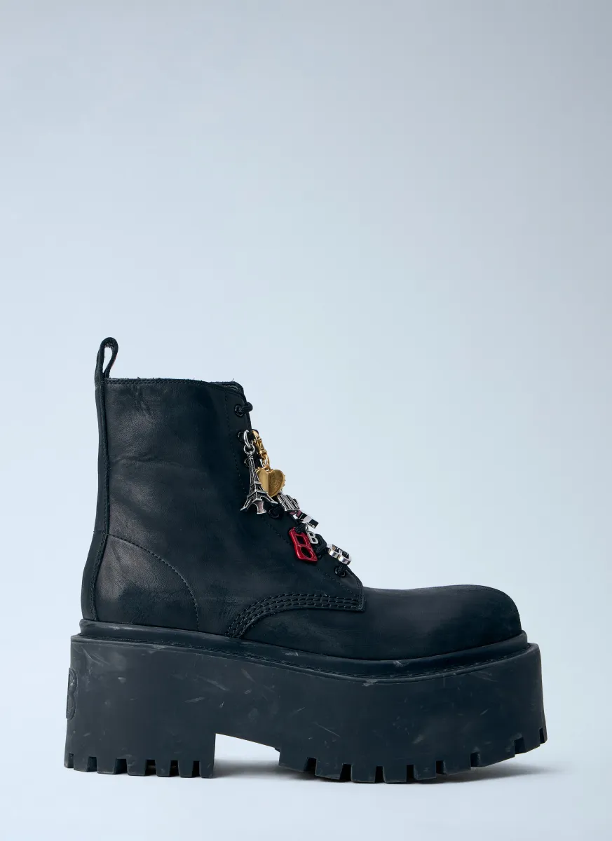 Charm-Detail Platform Boots