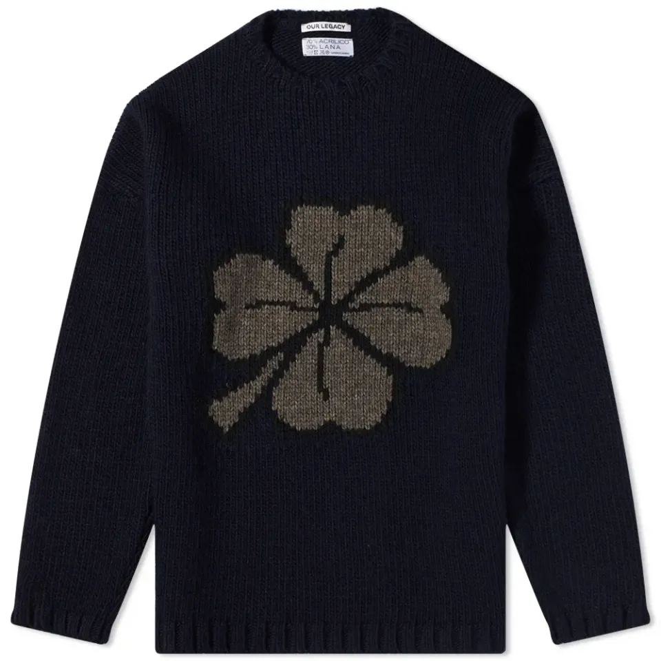 Lucky Clover Intarsia Knit