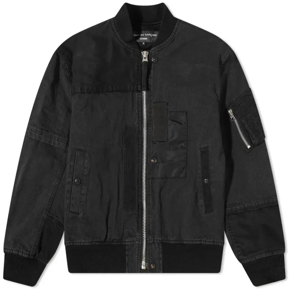 Panelled Bomber Jacket