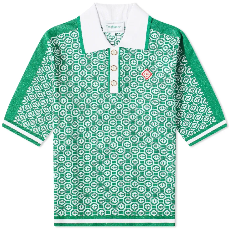 Lurex Jacquard Polo
