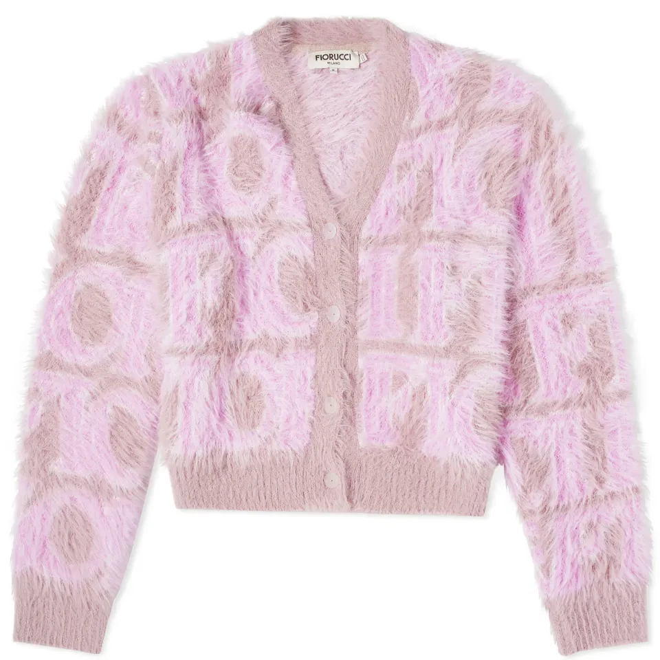 Oversized Monogram Cardigan