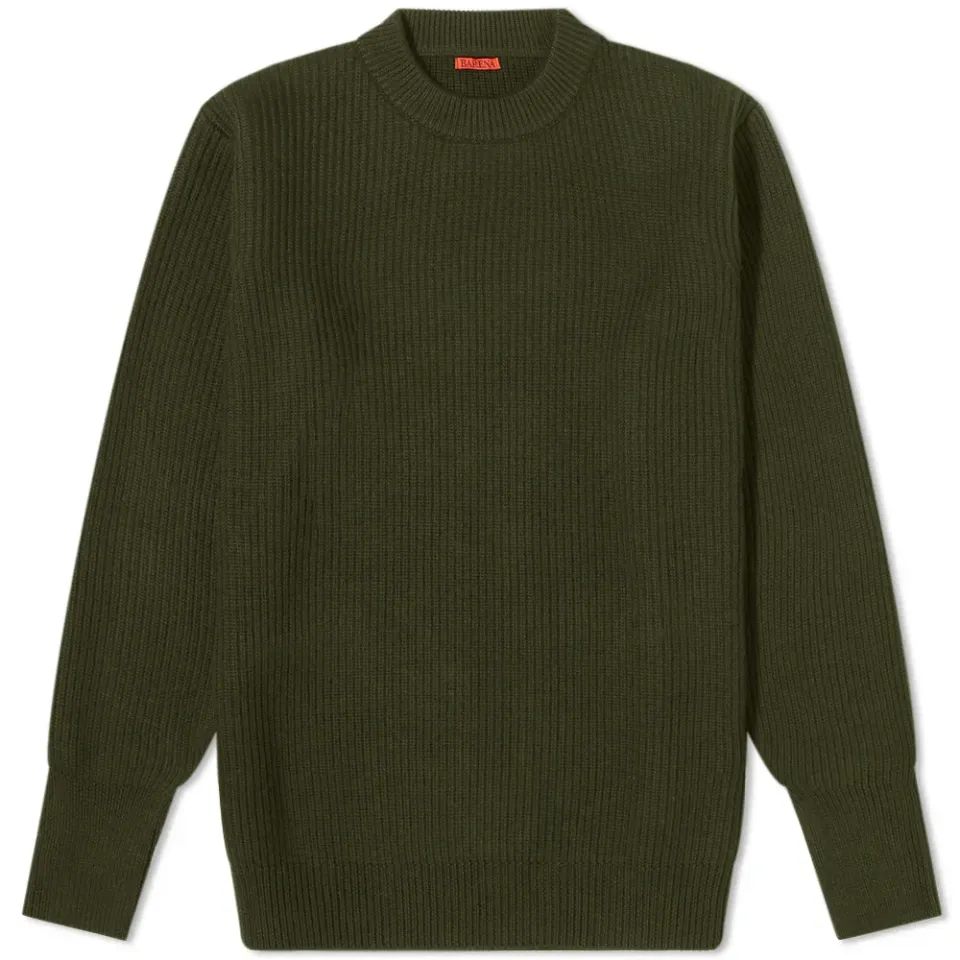 Ribbed Crew Knit