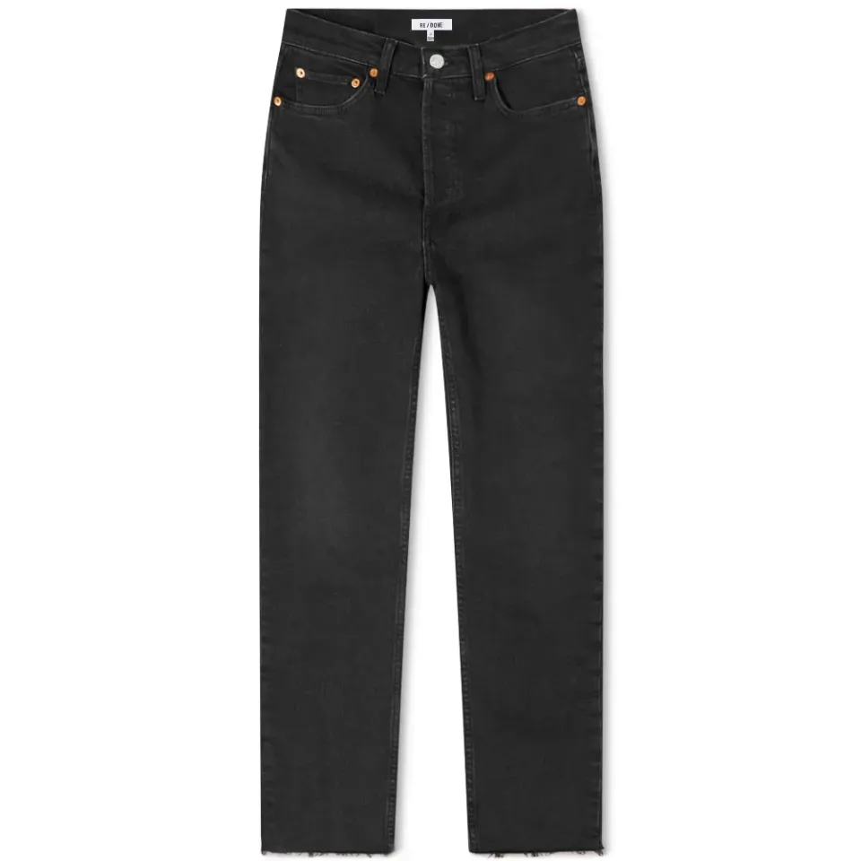 90's High Rise Ankle Crop Jean