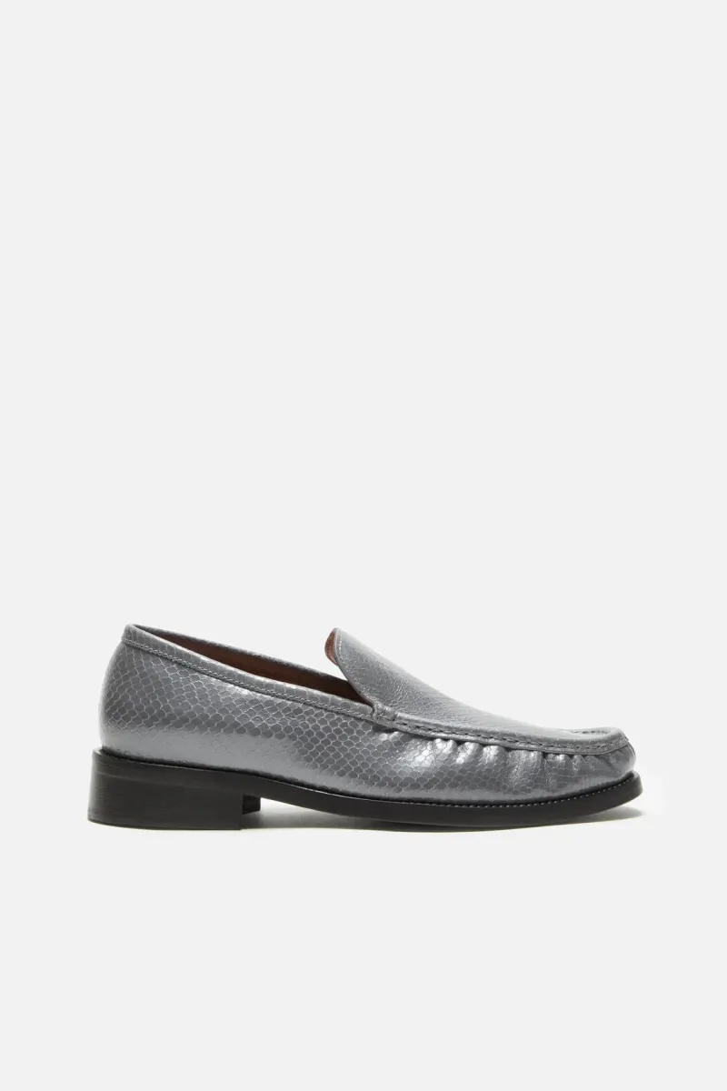 Leather loafers
