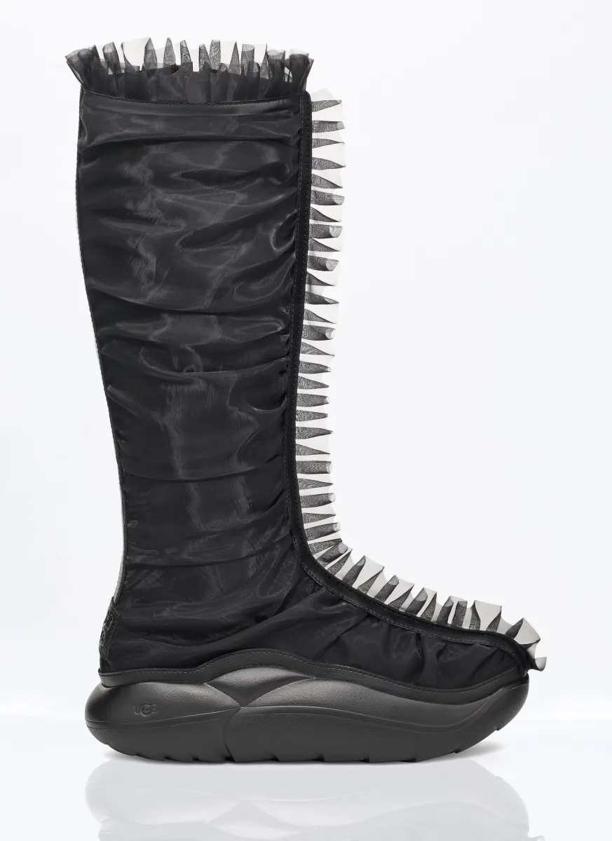 Ruffle Tall Boots