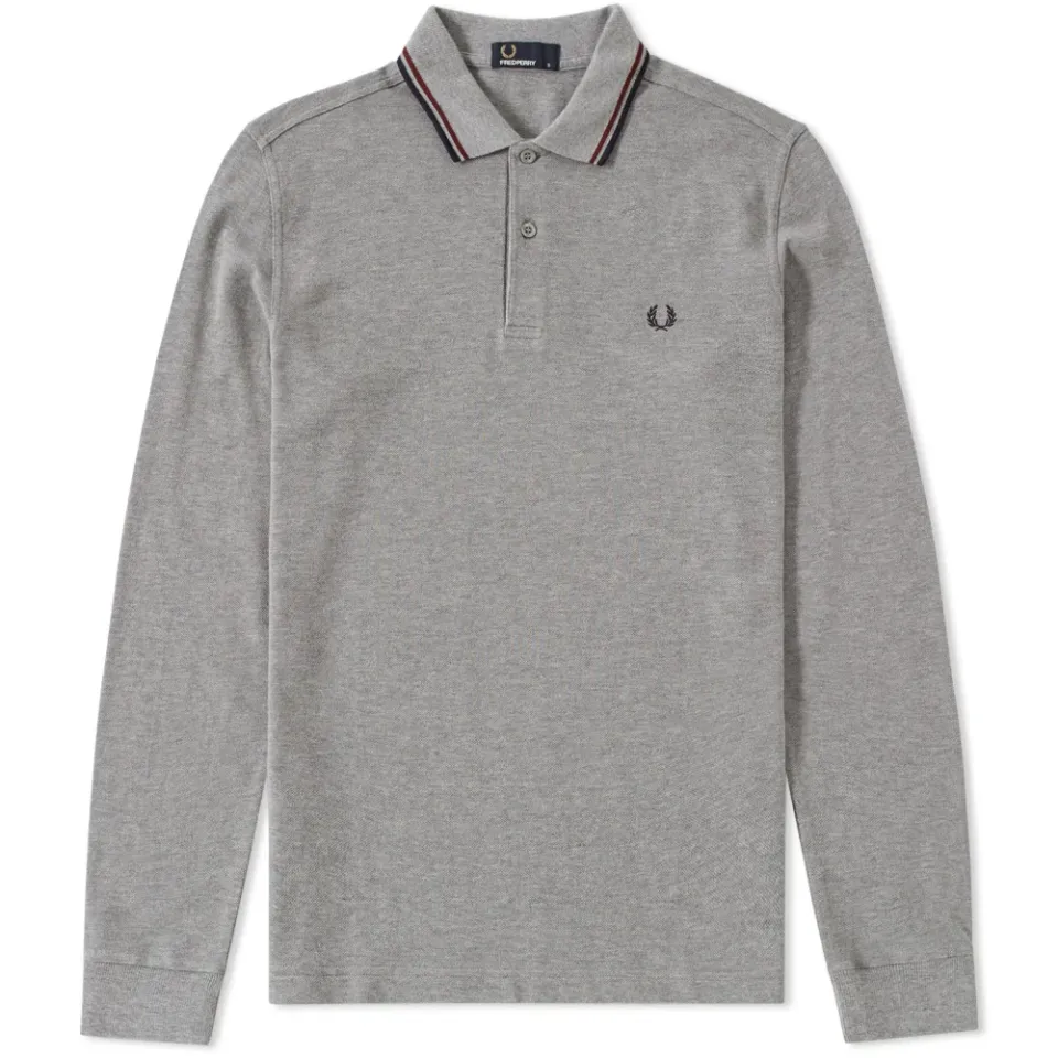 Fred Perry Long Sleeve Twin Tipped Polo