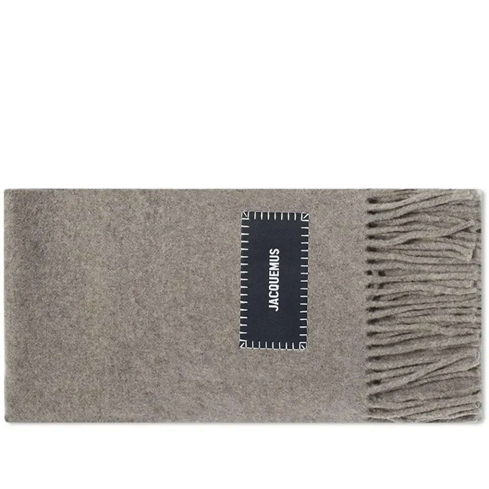Wool Logo Scarf