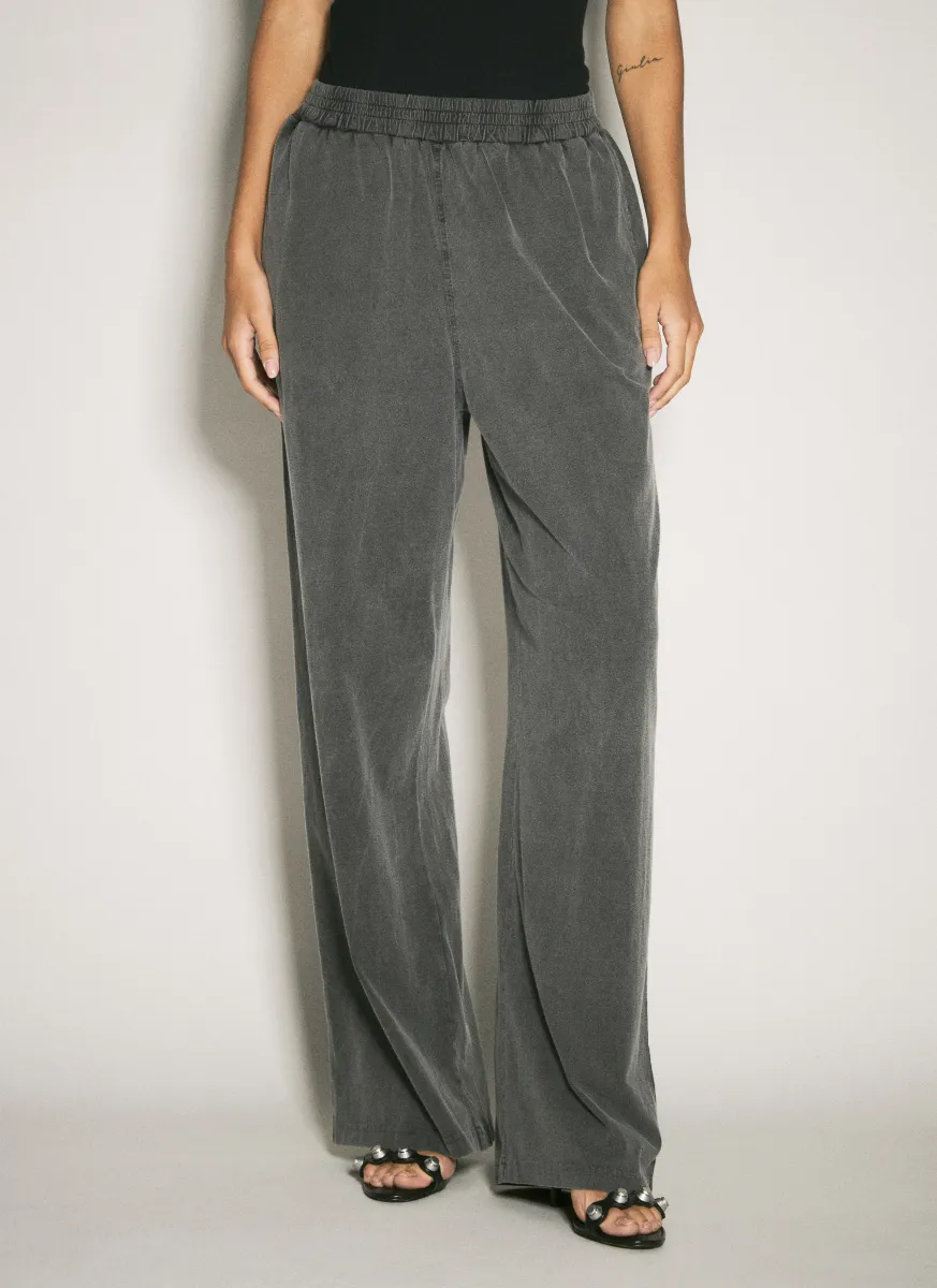 High Rise Relaxed Track Pants
